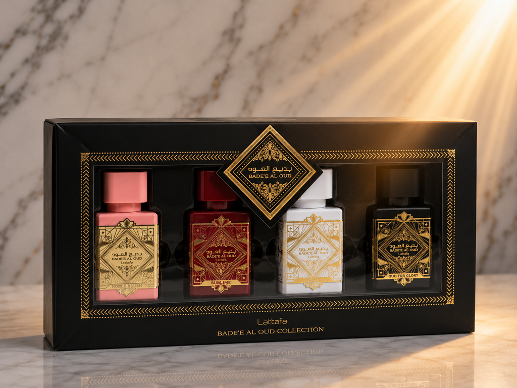 Pack Bade’e Al Oud Collection Eau de Parfum 4 × 25 ml – Lattafa.